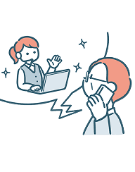 家じまい相談をイメージしたイラスト