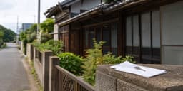 空き家バンク登録と解体・売却の判断をイメージした古い日本家屋の写真