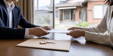 空き家の買取査定を依頼するシーンをイメージしたメインビジュアル