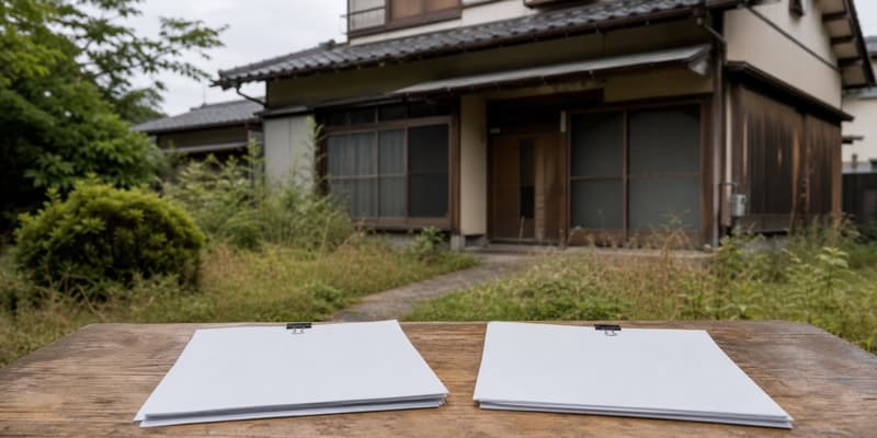 空き家の買取と仲介売却の比較をイメージしたメインビジュアル