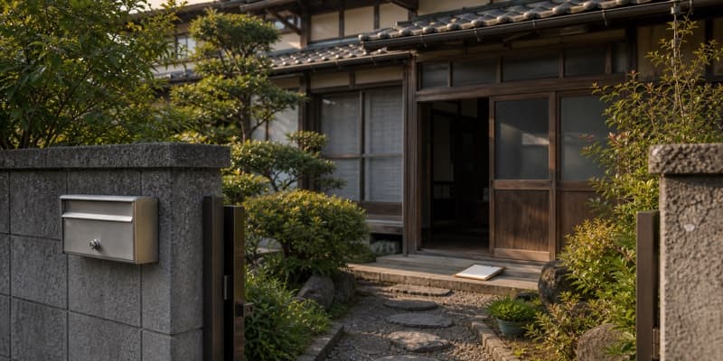 実家を売るか貸すかの判断をイメージした古い日本家屋の写真