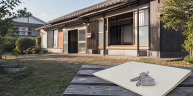 相続した空き家の解体・家じまいの判断をイメージしたメインビジュアル
